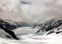 Glacier at Jungfraujoch